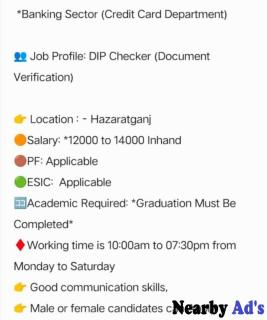 Urgent requirement for candidates - 2