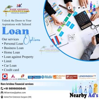 Hare krishna Financial services all over India services all loans available - 2